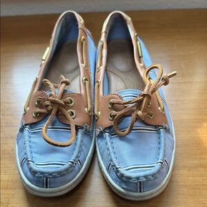 Coach Blue and Brown Women's Loafers